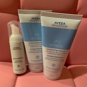 NEW Aveda, 2 Dry Remedy masques and styling foam